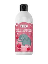 BARWA COSMETICS Šampūnas ir vonios putos – gelis vaikams (aviečių kvapo), 500 ml