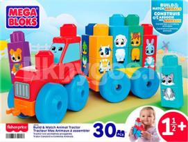 MEGA BLOKS konstruktorius – traktorius su gyvūnėliais (JKG33)
