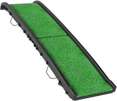 Aosom Šunų rampa, 155x38.5x15.5 cm, juoda, plastikas