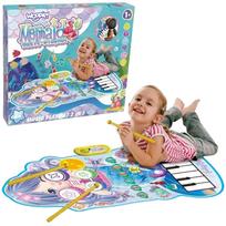 WOOPIE undinėlės muzikinis kilimėlis 2in1 interaktyvūs būgnai