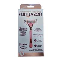 FLIP RAZOR 5 PRECISION BLADES ON moterų skustuvas