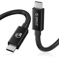Orico Thunderbolt 5 Cable, 240W, 8K 60Hz, 1.5m TBZ5-15-BK-BP