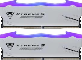Patriot Viper Gaming RGB XTREME 5 DDR5-5800 RAM, CL 38, Intel XMP 3.0 - 48GB Dual-Kit, silber | MEPM-109 | 4711378427974