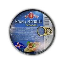 Menkių kepenėlės savose sultyse MAMOS KONSERVAI, 182g