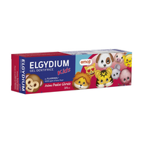 ELGYDIUM KIDS STRAWBERRY, dantų pasta gelis vaikams, braškinio skonio, 2-6 m., 50ml