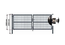 Vartai 400 x 153 cm, PILKI