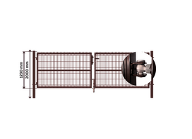 Vartai 400 cm x 123 cm, RUDI