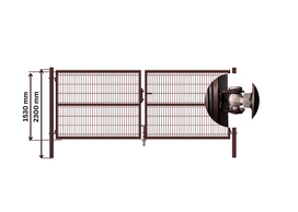 Vartai 400 cm x 153 cm, RUDI