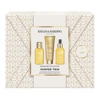 Dovanų rinkinys Baylis & Harding Sweet Mandarin & Grapefruit, gaivinamoji citrusinė priežiūra, 3 vnt.