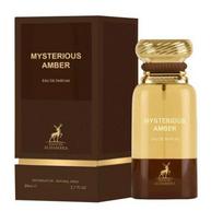 Kvapusis vanduo Maison Alhambra Mysterious Amber unisex, šiltas gintaro ir smilkalų aromatas, 80 ml
