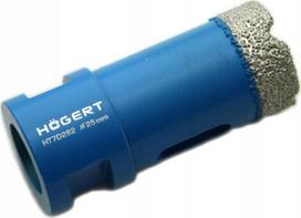 Deimantinė gręžimo karūna 25 mm su M14 sriegiu - HT7D282, Hogert