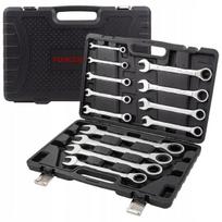 Raktų su terkšle rinkinys 13 vnt. 8-32 mm, Cr-v plienas