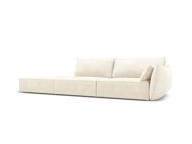 Kairinė sofa Vanda, 4 sėdimos vietos, šv. smėlio sp.