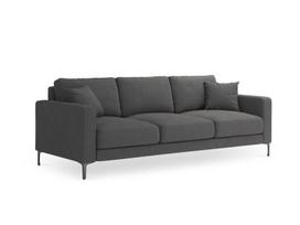 Trivietė sofa Venus, tamsiai pilka