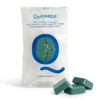 Quickepil depiliacinis kietasis vaškas be juostelių vegetal 1kg žalias