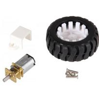 Joy-IT Mini Metal Gear motor including the wheel