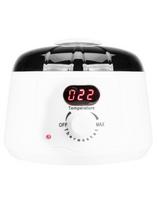 Kosmeda priemonės vaško šildytuvas su termostatu Pro Wax 400ml, 120W baltas