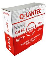Q-LANTEC S/FTP Cat.6A tinklo kabelis, vytos poros, LSOH