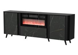 Cama Volare komoda 200 x 39 x 75 cm juoda/san sebastianas su židiniu
