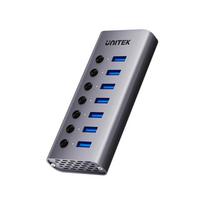 UNITEK USB-A 3.0 5Gb/s Šakotuvas su 7-in-1 Jungikliu