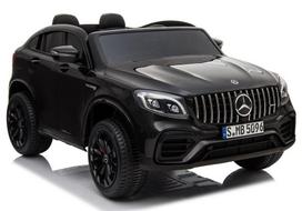 Elektromobilis vaikams Mercedes GLC 63S su MP4, juodas lakuotas