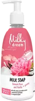 Skystas muilas MILKY DREAM Damasko Rožė ir Vanilė, 500ml