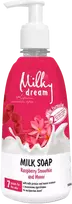 Skystas muilas MILKY DREAM Avietės smoothie ir Monoi, 500ml