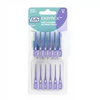 TEPE_EasyPick Tarpdančių šepetėliai / dantų krapštukai su dėklu XL Purple 36vnt.