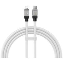 Baseus CoolPlay USB-C - Lightning 1m 20W baltas