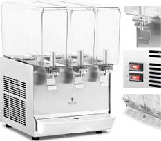 Royal Catering Gėrimų sulčių pilstymo aparatas šaldytuve trigubas 3 x 10 l 320 W