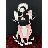 Maid Lolita Cosplay Costume Women Sweetheart Cheongsam Dress Halloween Party Waitress Role Play Animation Show XL juoda