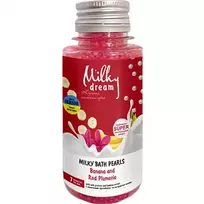 Vonios perlai MILKY DREAM Bananas ir Red Plumeria, 80g