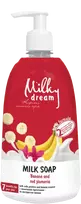Skystas muilas MILKY DREAM Bananas Red Plumeria, 1000ml