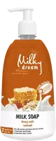 Skystas muilas MILKY DREAM Medus ir Avižiniai dribsniai, 1000ml