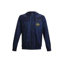 Under Armour Project Rock Casual Printed Hooded Jacket Men Jacket Navy-Blue 1370457-408 XXL