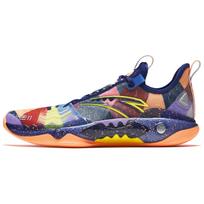 Anta Shock Wave 5 Pro Cushioning, Wear Resistant Low top Basketball Shoes Men's Blue Orange 112421111S-2 40