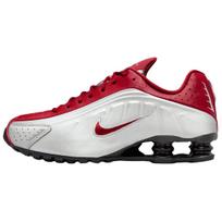 Nike Shox R4 kvėpuojantys bėgimo bateliai vyriški Sidabriniai Raudoni HQ1988-009 41