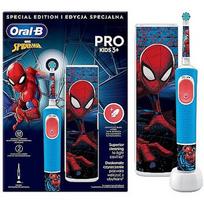 Braun Braun Oral-B Vitality PRO Kids, Spiderman - Electric toothbrush + travel case D103SPIDERMAN.TC