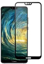 5D Hybrid Tempered Glass For Huawei P20 Black