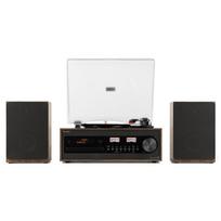 SENOVINIO STILIAUS VINILINIŲ PLOKŠTELIŲ GROTUVAS SU USB, CD, BLUETOOTH, RADIO DAB IMTUVU AUDIZIO BOSTON 102.195