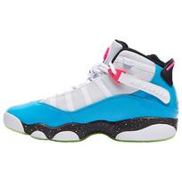Jordan 6 Rings White Light Blue Fury Cyber CK0018-100 43