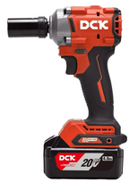 DCK Akumuliatorinis bešepetėlinis smūginis veržliasukis 358 Nm. 1/2, 20V, KDPB358FK, DCK (2x5,0Ah akumuliatorius, įkroviklis)