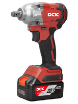DCK Akumuliatorinis bešepetėlinis smūginis veržliasukis 488 Nm. 20V, KDPB488EK, DCK (2x4,0Ah akumuliatorius, įkroviklis)