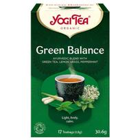 Yogi Tea Žalioji energija Žalioji arbata su kombuča – 17 maišelių