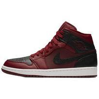 Jordan 1 Retro Mid Team Red Black 554724-601 43