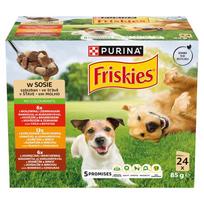PURINA Friskies in sauce – drėgnas ėdalas šunims – 24x85g