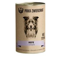 PAKA ZWIERZAKA Turkey and cranberries – drėgnas ėdalas šunims – 400g