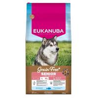 EUKANUBA Grain Free Senior Large Ocean Fish – sausas maistas šunims – 12kg