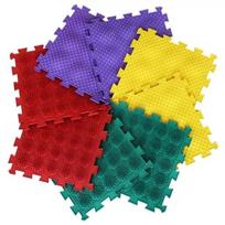 Ortho Puzzle: Ortopedinių masažų kilimėlių rinkinys - Ežiai
