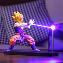 Plaukiojantis magnetinis naktinis šviestuvas Dragon Ball veiksmo figūrėlė LED stalinė lempa Įkraunama su reguliuojamu ryškumu Animacinis dekoratyvinis elementas 18cm šviesiai žalios spalvos